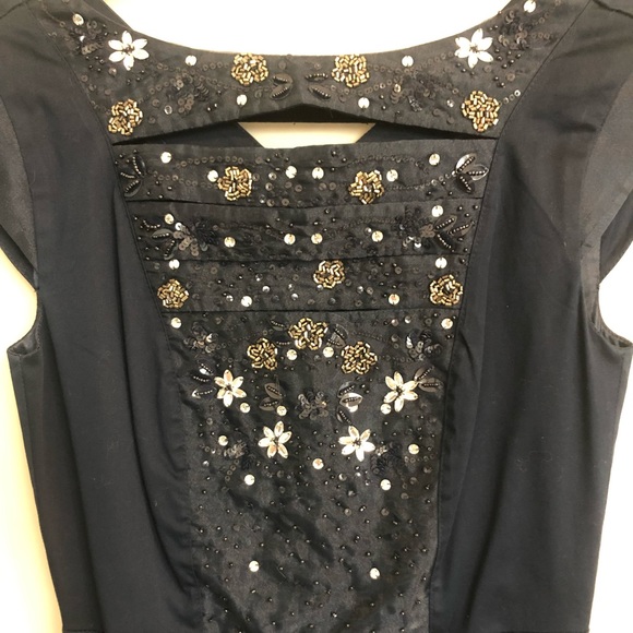 Navy Jewel Dress - French Connection - Picture 4 of 8